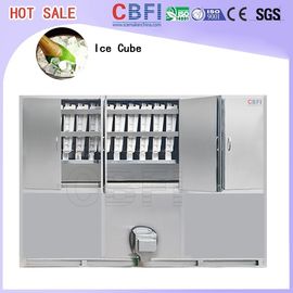 Fabricante de gelo/cubo de gelo comerciais que faz a máquina com controle de programa central do PLC