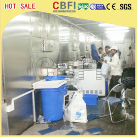 Máquina comercial industrial comestível do cubo de gelo com o líquido refrigerante de R507/R404a