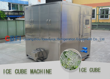 De 1 toneladas - a água de 20 toneladas refrigerou a máquina do cubo de gelo com material 304 de aço inoxidável