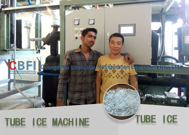 De 10 toneladas/congele diariamente a máquina do tubo com o líquido refrigerante 200-600V de Freon R507 R404a