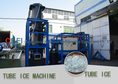 Capacidade quilograma/24h longa a rendimento elevado da máquina de fatura de gelo 5000 do tubo do evaporador
