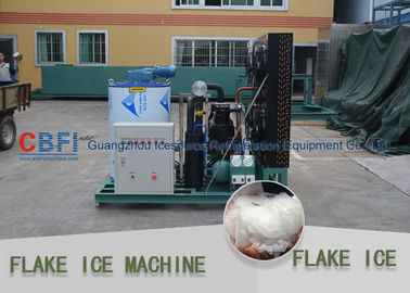 Capacidade diferente 500kg - ar do fabricante de gelo do floco 30000kg de refrigeração/água de refrigeração
