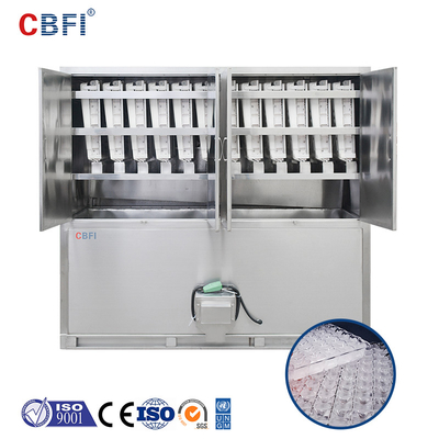 Produção personalizada 3000kgs do gelo da máquina CBFI do cubo de gelo suficiente/24 horas