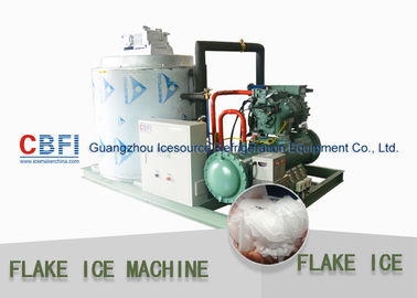 Fabricante de gelo do floco do tela táctil com o condensador refrigerar do compressor/água de  do alemão