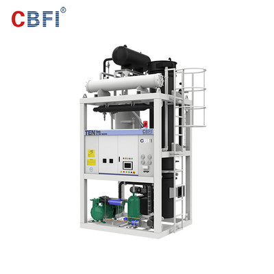 Máquina de gelo de tubo comestível sólido Capacidade diária 10 toneladas - 30 toneladas Personalização automática para fábrica de gelo de hotel de bar