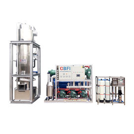 Grande capacidade de CBFI, tela táctil, refrigerar de água eficiente da máquina de gelo do tubo
