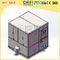 Máquina comercial industrial comestível do cubo de gelo com o líquido refrigerante de R507/R404a
