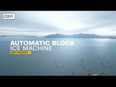 Máquina de gelo de bloco de arrefecimento directo de 15 toneladas para frutos do mar