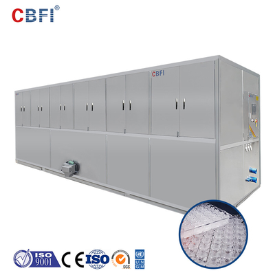 Máquina de cubos de gelo industrial de 10 toneladas Planta de produção de cubos de gelo