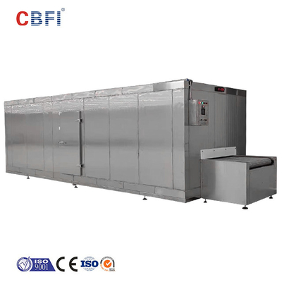 Cubos de cenoura Iqf Blast Flash Máquina de congelamento rápido Iqf Tunnel Freezer