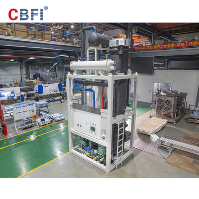 1 Ton Low Noise restaurante ocidental de 22/28/35 de milímetro Crystal Ice Tube Machine For