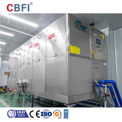 Máquina de refrigeração por ar de cubos de gelo com R22/ R404A refrigerante e material de aço inoxidável