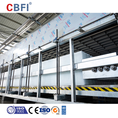 Máquina de fabricação de gelo com evaporador de aço inoxidável 220V/50Hz para fabricação de gelo