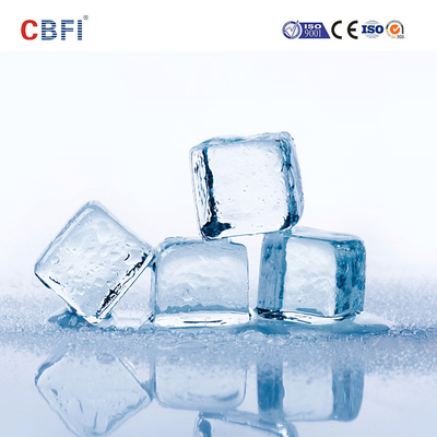 Máquina de refrigeração por ar de cubos de gelo com R22/ R404A refrigerante e material de aço inoxidável