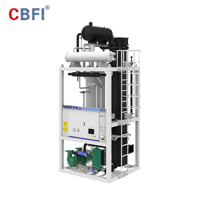 Capacidade quilograma/24h longa a rendimento elevado da máquina de fatura de gelo 5000 do tubo do evaporador