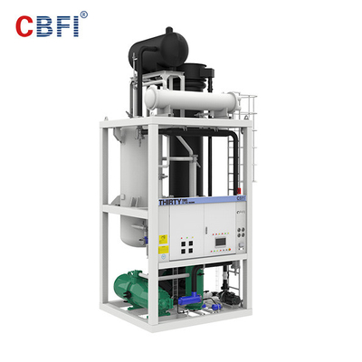 Máquina de fatura de gelo a rendimento elevado de poupança de energia do tubo com tela táctil