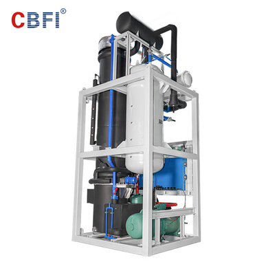 Grande capacidade de CBFI, tela táctil, refrigerar de água eficiente da máquina de gelo do tubo