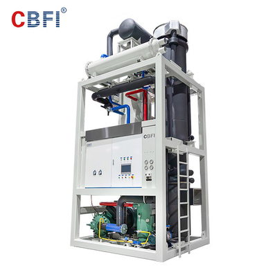 Fabricante de gelo tubular de aço inoxidável de 10 toneladas para as bebidas que refrigeram diretamente
