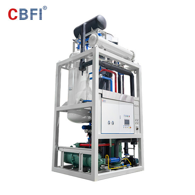 máquina de gelo Cuboid de aço inoxidável do tubo de 380V 50HZ 3P 304 para o consumo humano