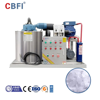 Frigorífico automático com água 12-45mm Máquina de gelo industrial com refrigerante R404A