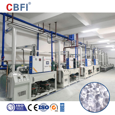 Instrumentos de tubos de gelo de aço inoxidável SUS304 com capacidade de refrigeração de 28,3 kW
